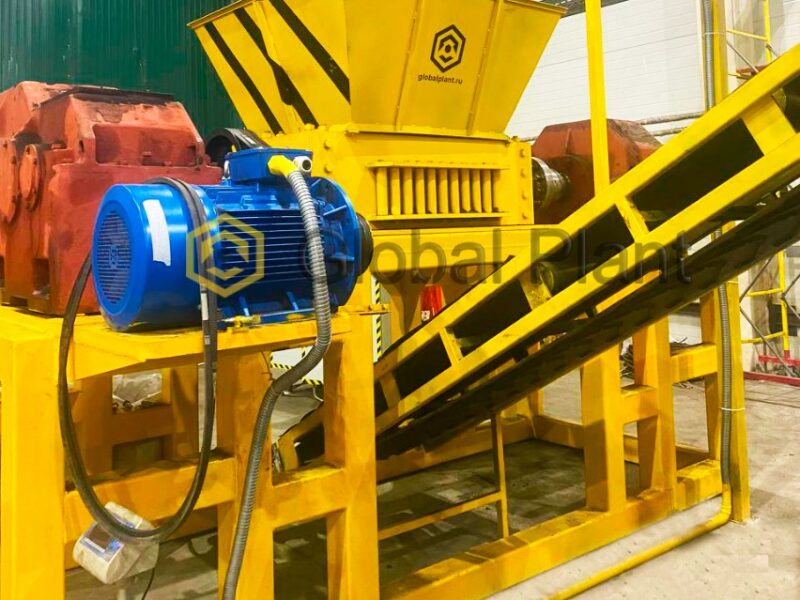 Измельчитель для резины и ТБО 1000