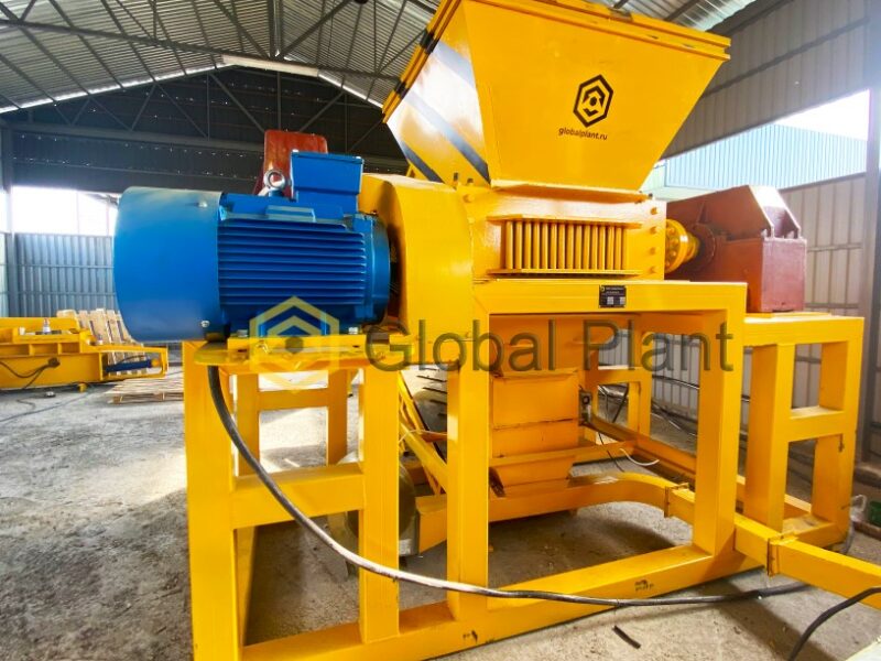 Измельчитель для дробления шин и ТБО Global Recycler 500